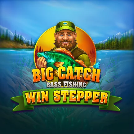 Big Catch Bass Fishing Win Stepper