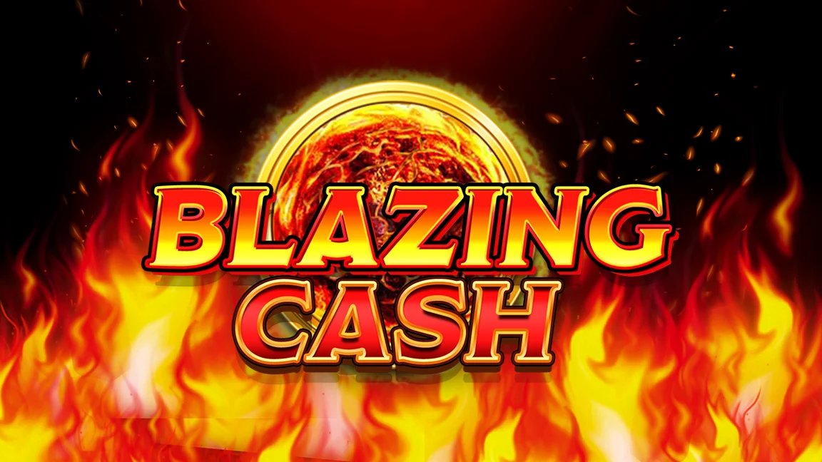 The promotional header for Blazing Cash, an online slot game on Betty.ca.