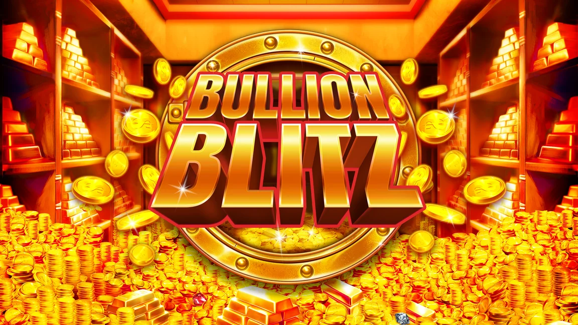 The promotional header for Bullion Blitz, an online slot game on Betty.ca.