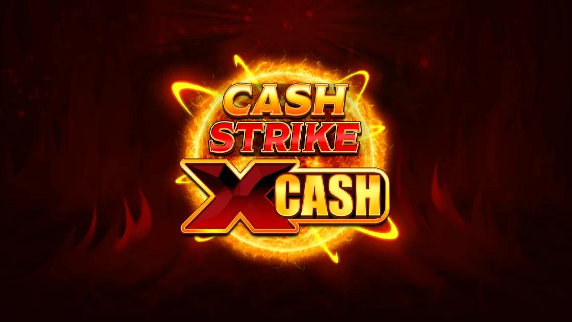 The promotional header for Cash Strike X-Cash, an online slot game on Betty.ca.