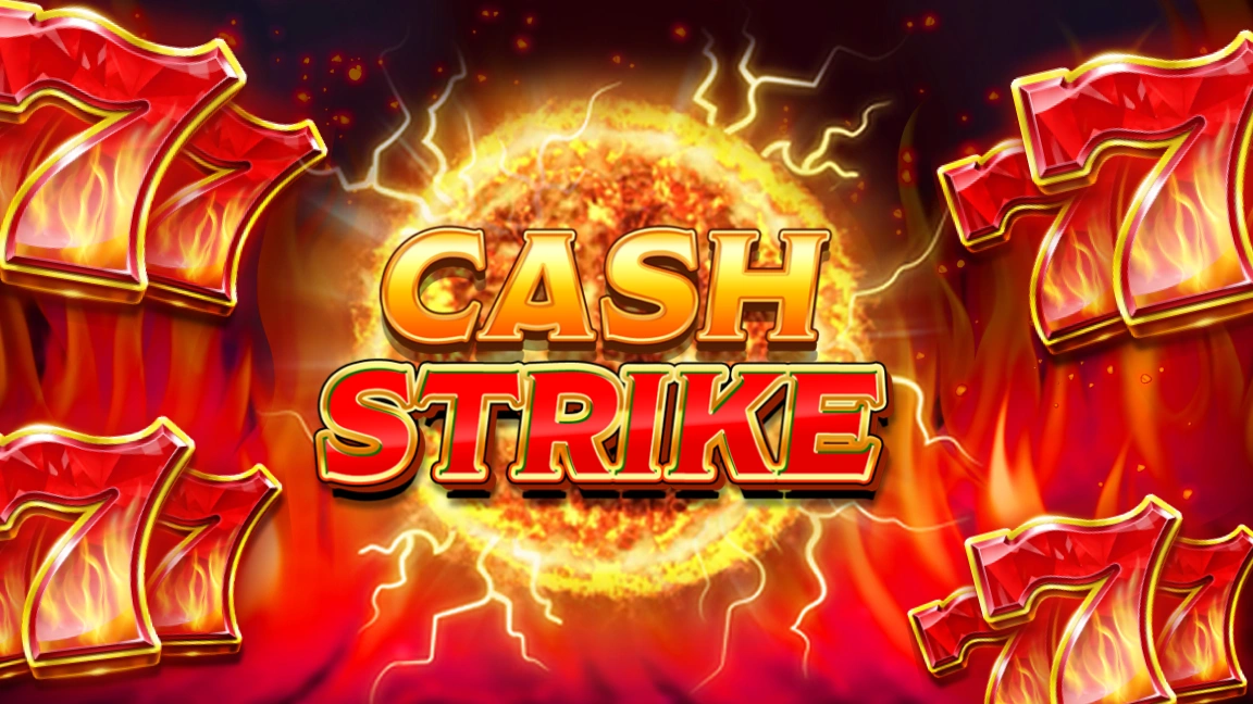 The promotional header for Cash Strike, an online slot game on Betty.ca.