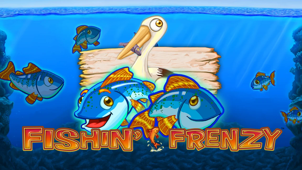 The promotional header for Fishin Frenzy, an online slot game on Betty.ca.