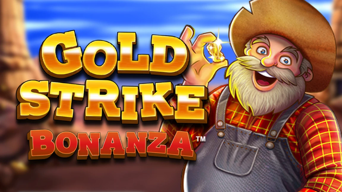The promotional header for Gold Strike Bonanza Fortune Play, an online slot game on Betty.ca.