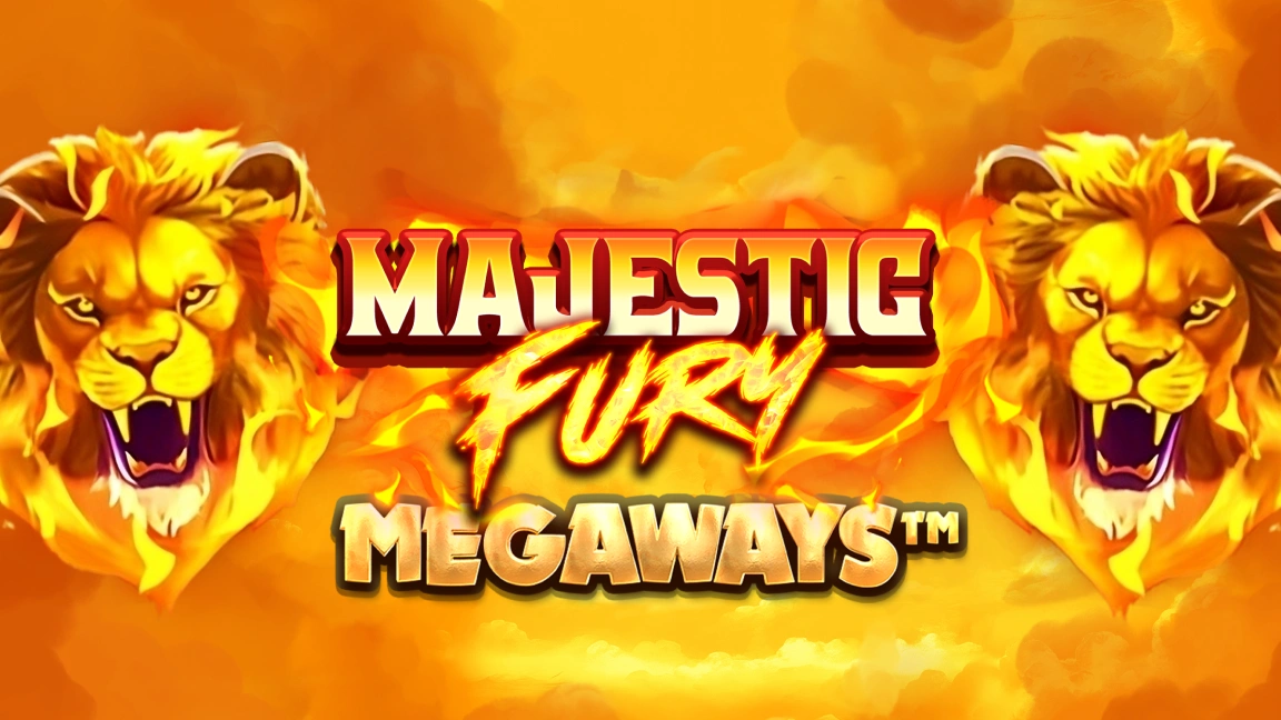 The promotional header for Majestic Fury Megaways, an online slot game on Betty.ca.