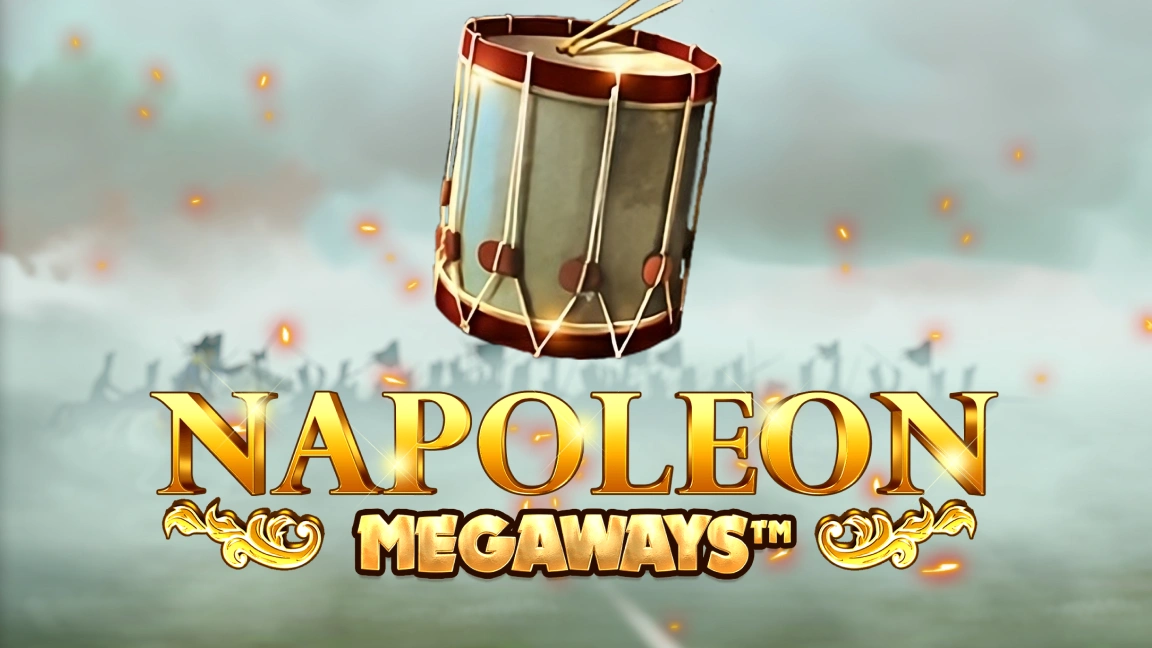 The promotional header for Napoleon Megaways, an online slot game on Betty.ca.