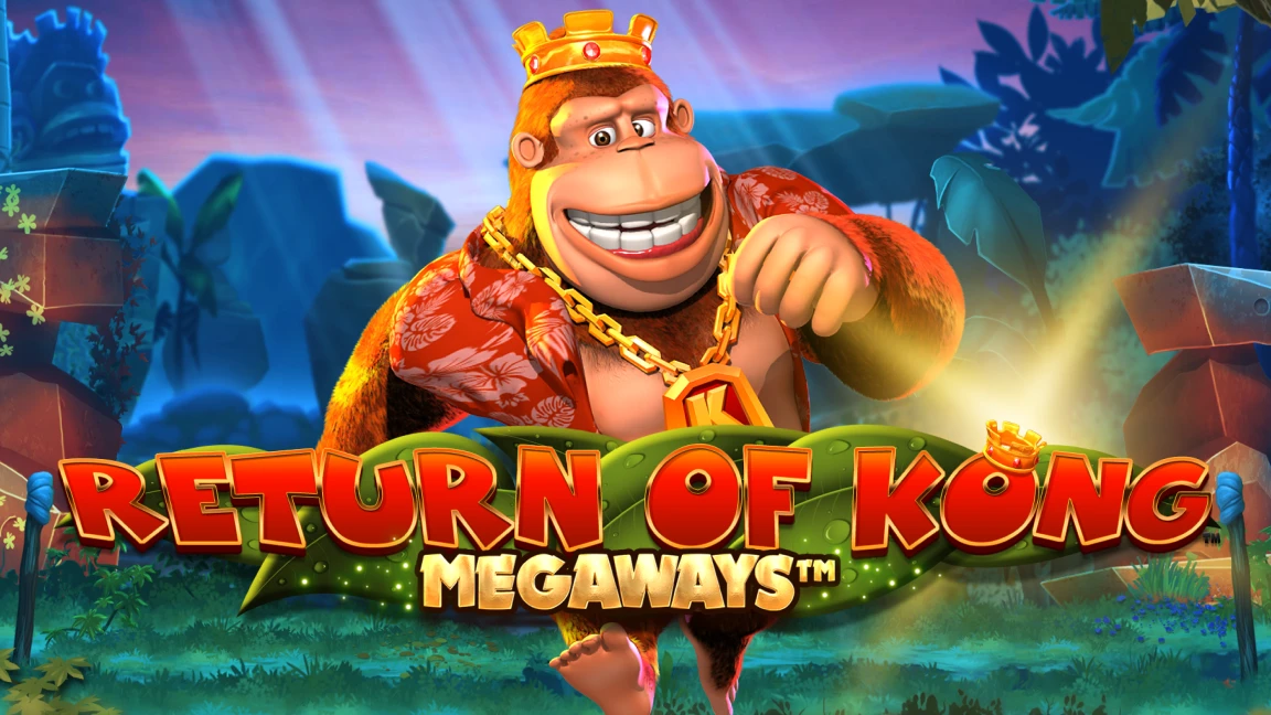 The promotional header for Return of Kong Megaways, an online slot game on Betty.ca.