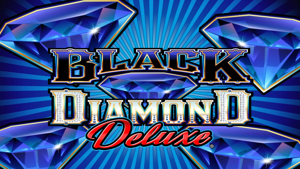 The promotional header for Black Diamond Deluxe, an online slot game on Betty.ca.