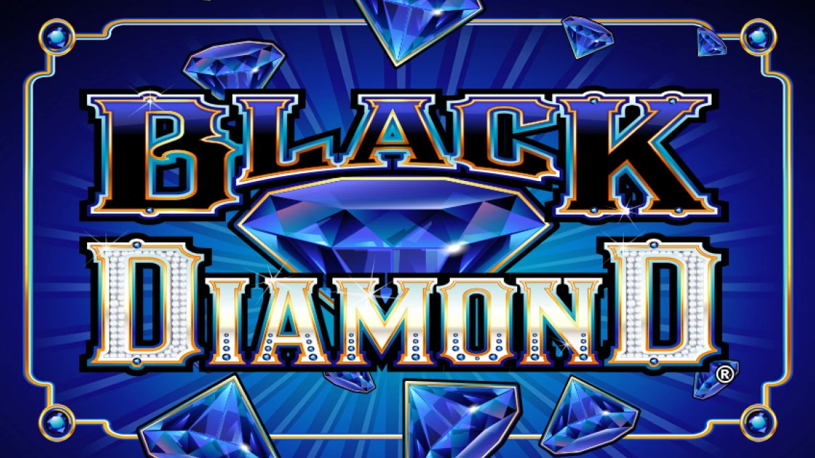 The promotional header for Black Diamond, an online slot game on Betty.ca.