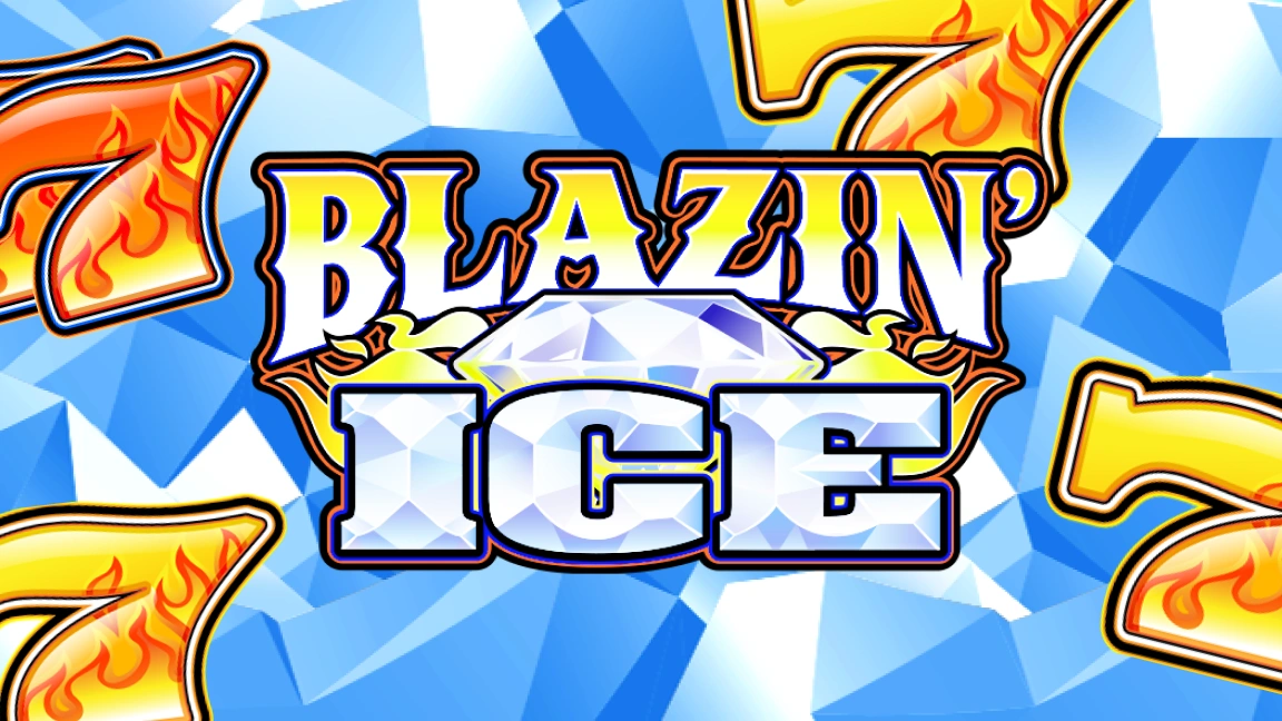The promotional header for Blazin Ice, an online slot game on Betty.ca.