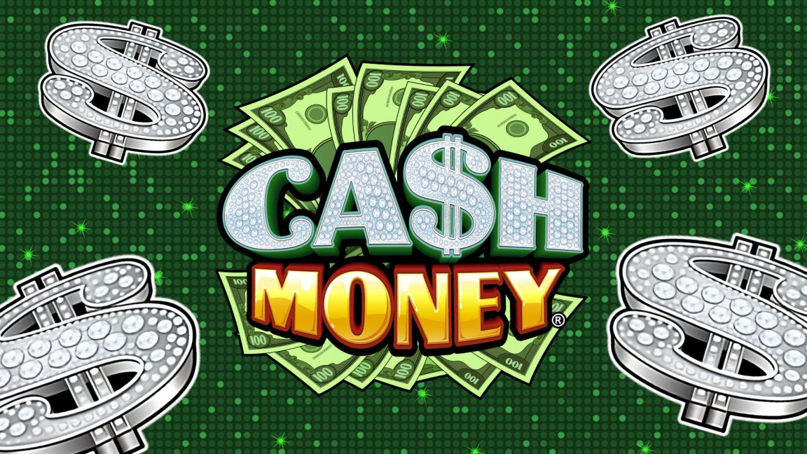 The promotional header for Cash Money, an online slot game on Betty.ca.