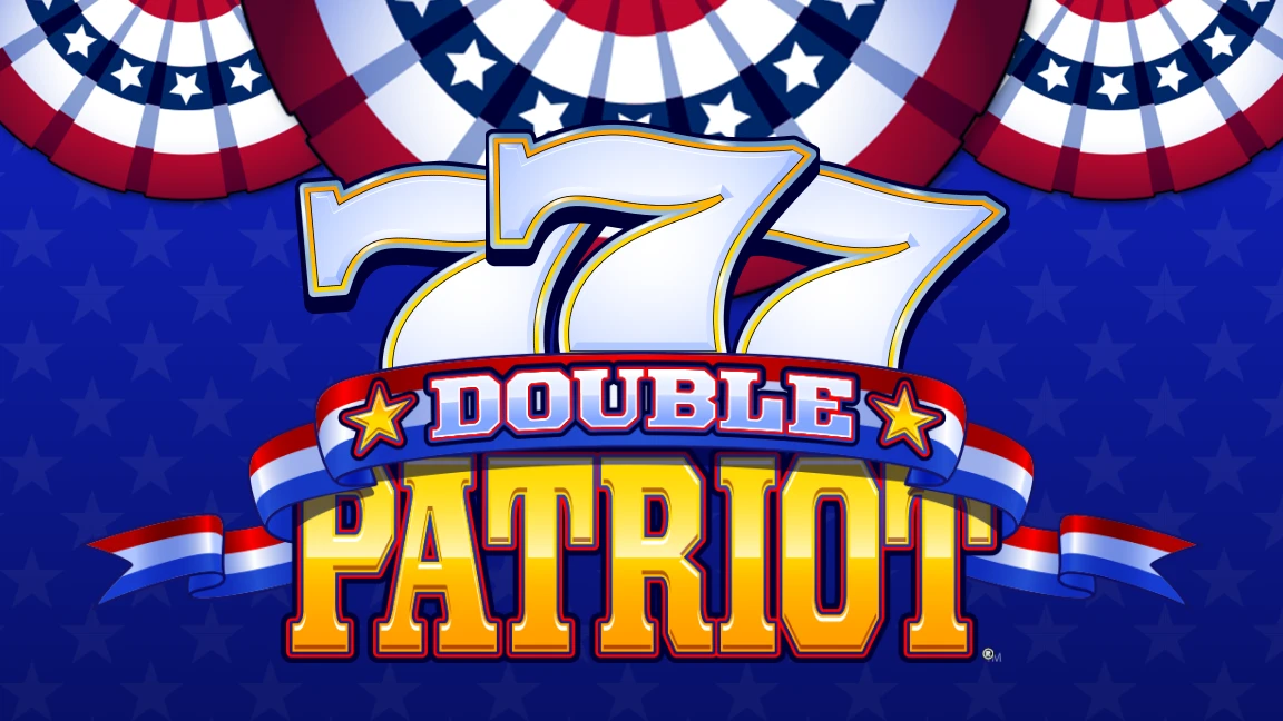 The promotional header for Double Patriot, an online slot game on Betty.ca.