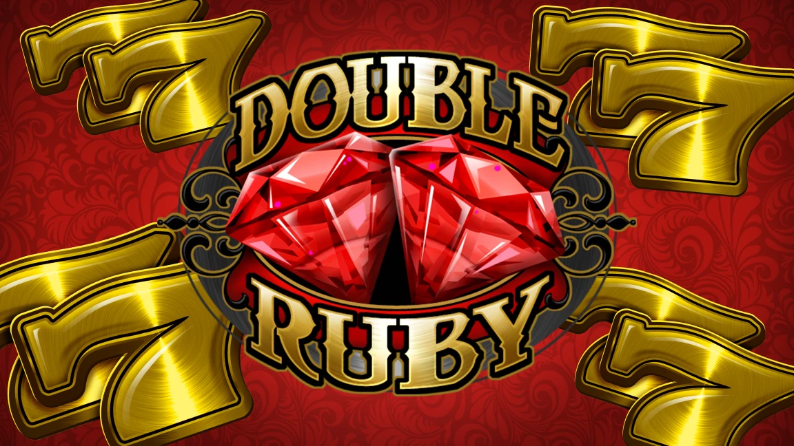 The promotional header for Double Ruby, an online slot game on Betty.ca.