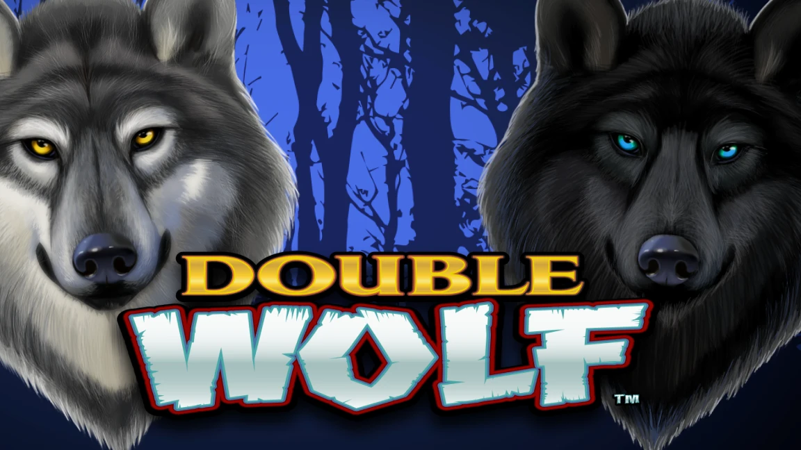 The promotional header for Double Wolf, an online slot game on Betty.ca.