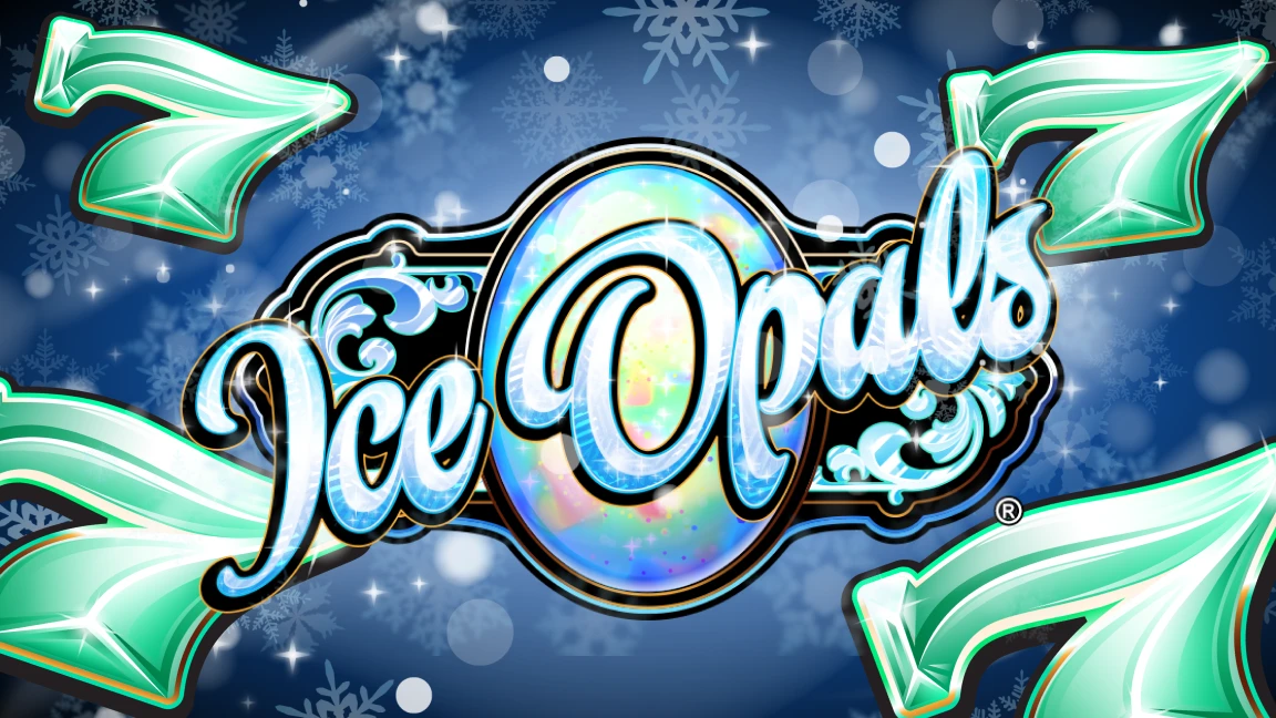 The promotional header for Ice Opals, an online slot game on Betty.ca.