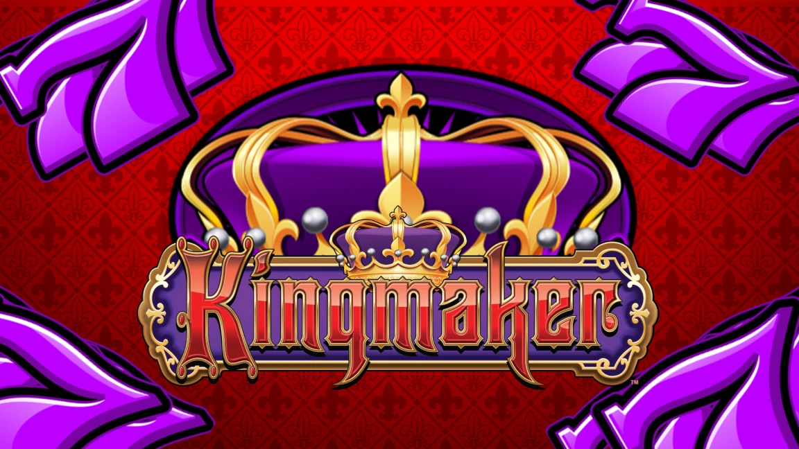 The promotional header for Kingmaker, an online slot game on Betty.ca.