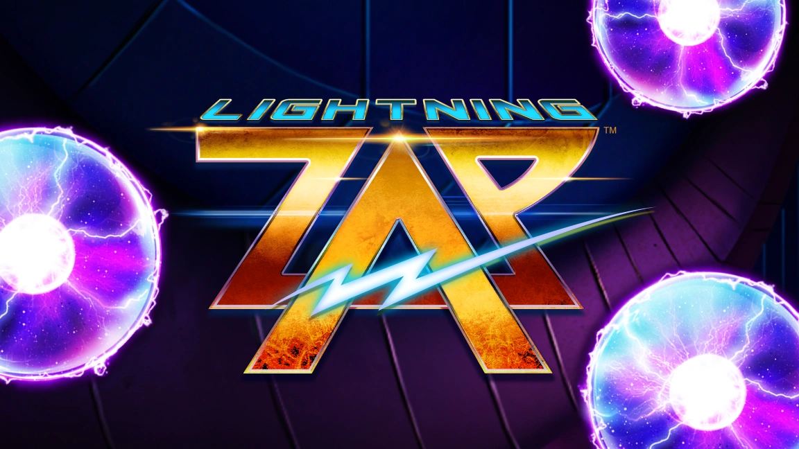 The promotional header for Lightning Zap, an online slot game on Betty.ca.