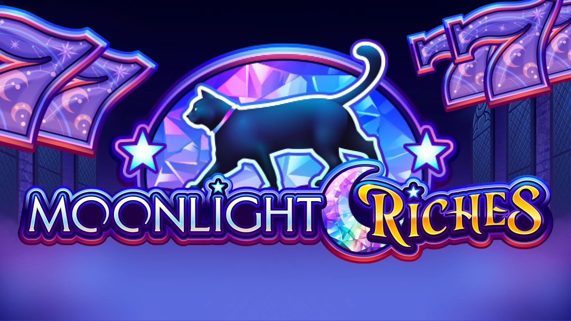The promotional header for Moonlight Riches, an online slot game on Betty.ca.