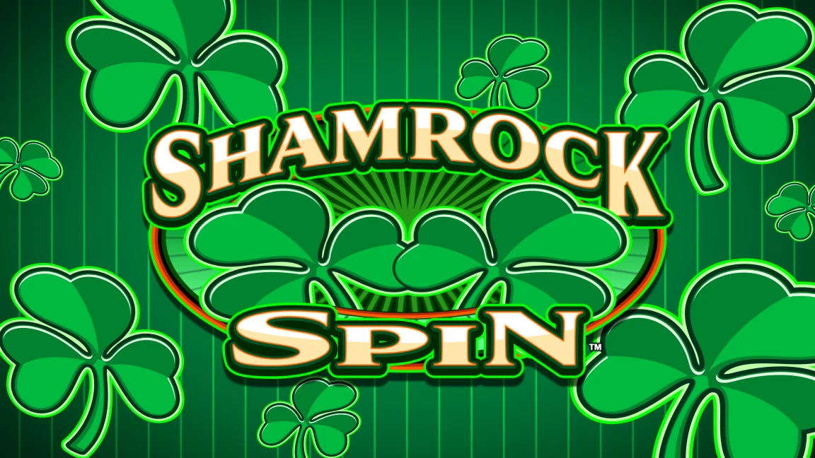 The promotional header for Shamrock Spin, an online slot game on Betty.ca.