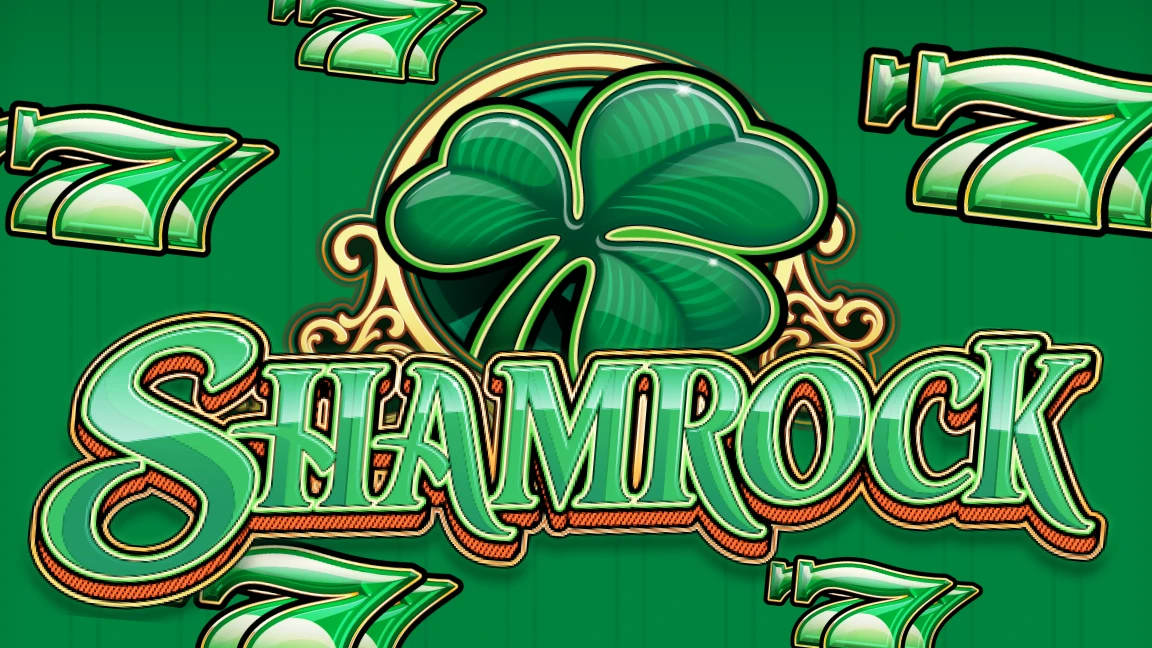 The promotional header for Shamrock, an online slot game on Betty.ca.