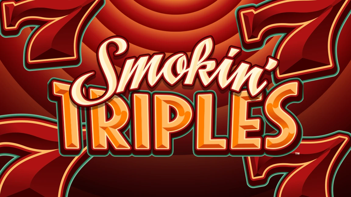 The promotional header for Smokin Triples, an online slot game on Betty.ca.