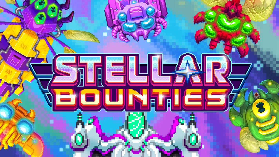The promotional header for Stellar Bounties, an online slot game on Betty.ca.