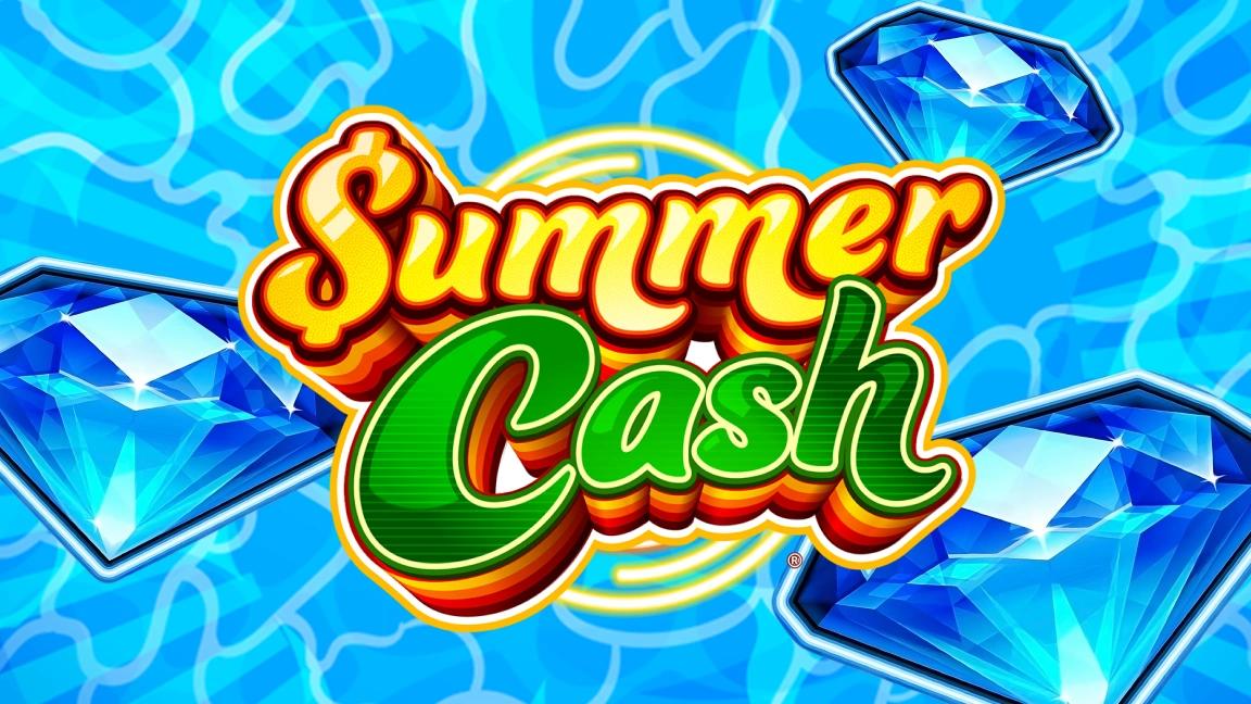 The promotional header for Summer Cash, an online slot game on Betty.ca.