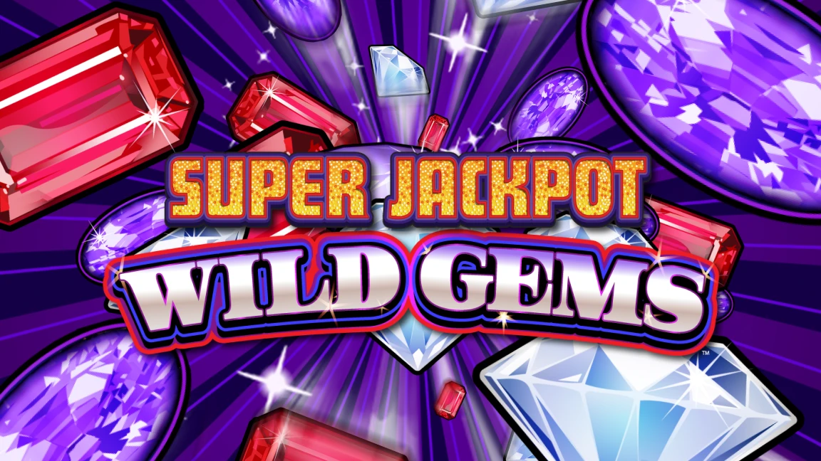 The promotional header for Super Jackpot Wild Gems, an online slot game on Betty.ca.