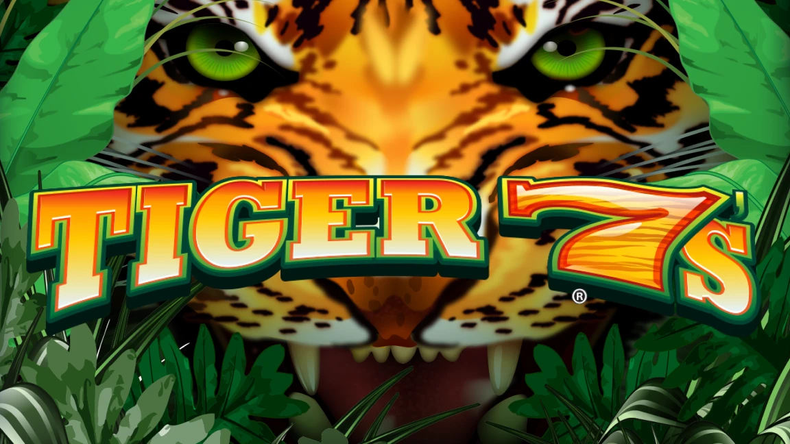 The promotional header for Tiger 7's, an online slot game on Betty.ca.