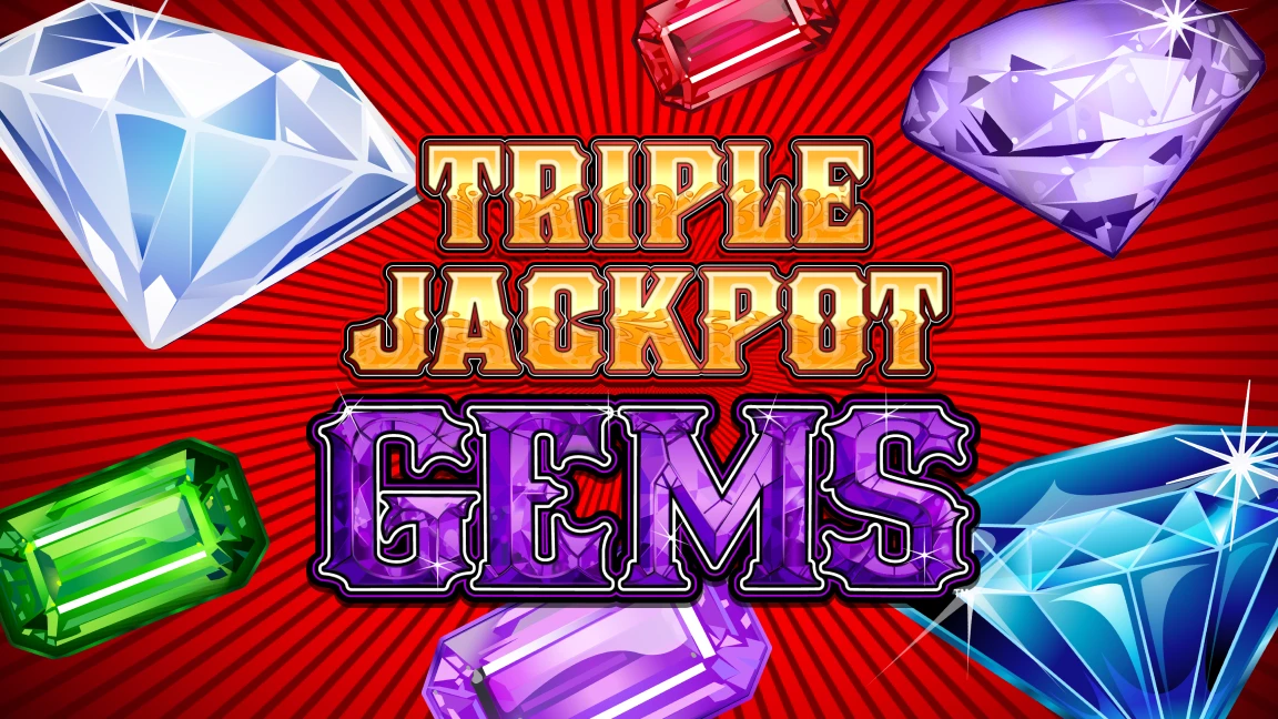 The promotional header for Triple Jackpot Gems, an online slot game on Betty.ca.