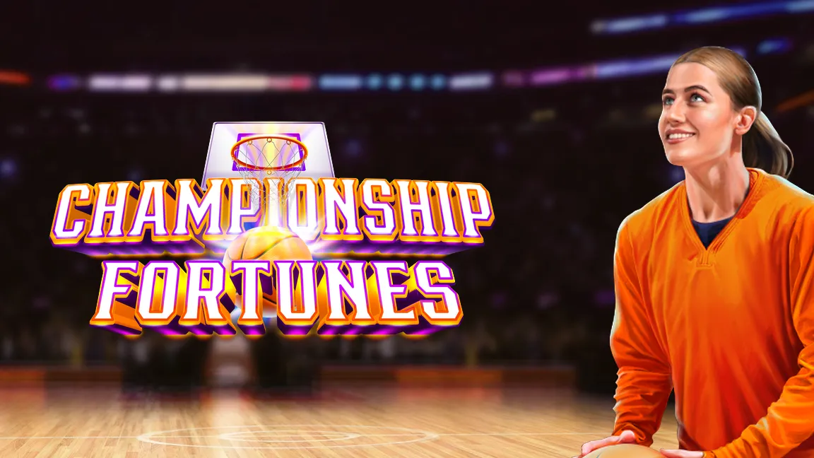 The promotional header for Championship Fortunes, an online slot game on Betty.ca.