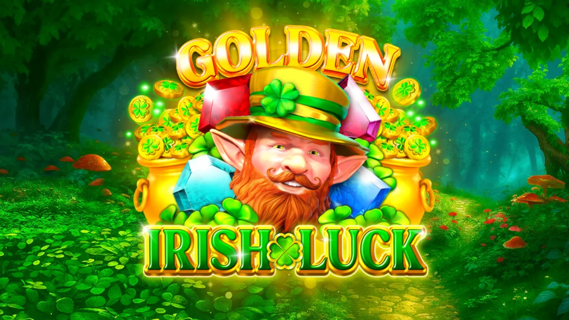 The promotional header for Golden Irish Luck, an online slot game on Betty.ca.