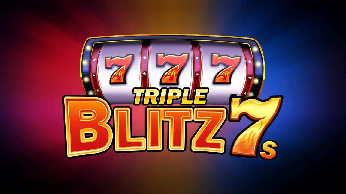 The promotional header for Triple Blitz 7s, an online slot game on Betty.ca.