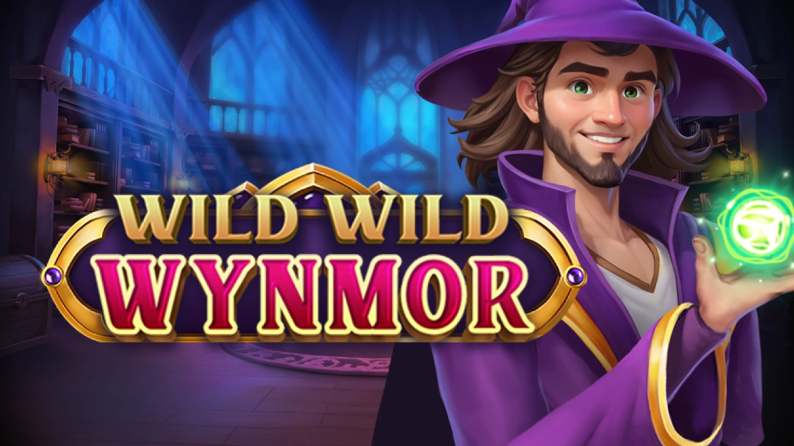 The promotional header for Wild Wild Wynmor, an online slot game on Betty.ca.