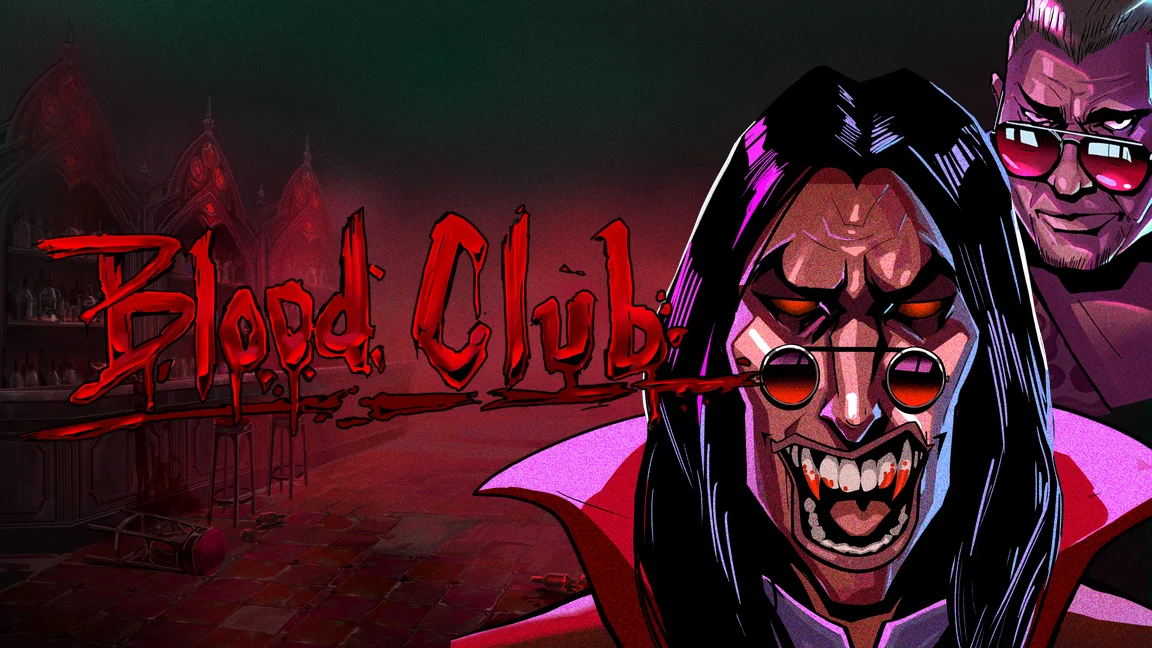 The promotional header for Blood Club, an online slot game on Betty.ca.