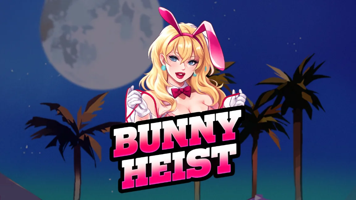 The promotional header for Bunny Heist, an online slot game on Betty.ca.