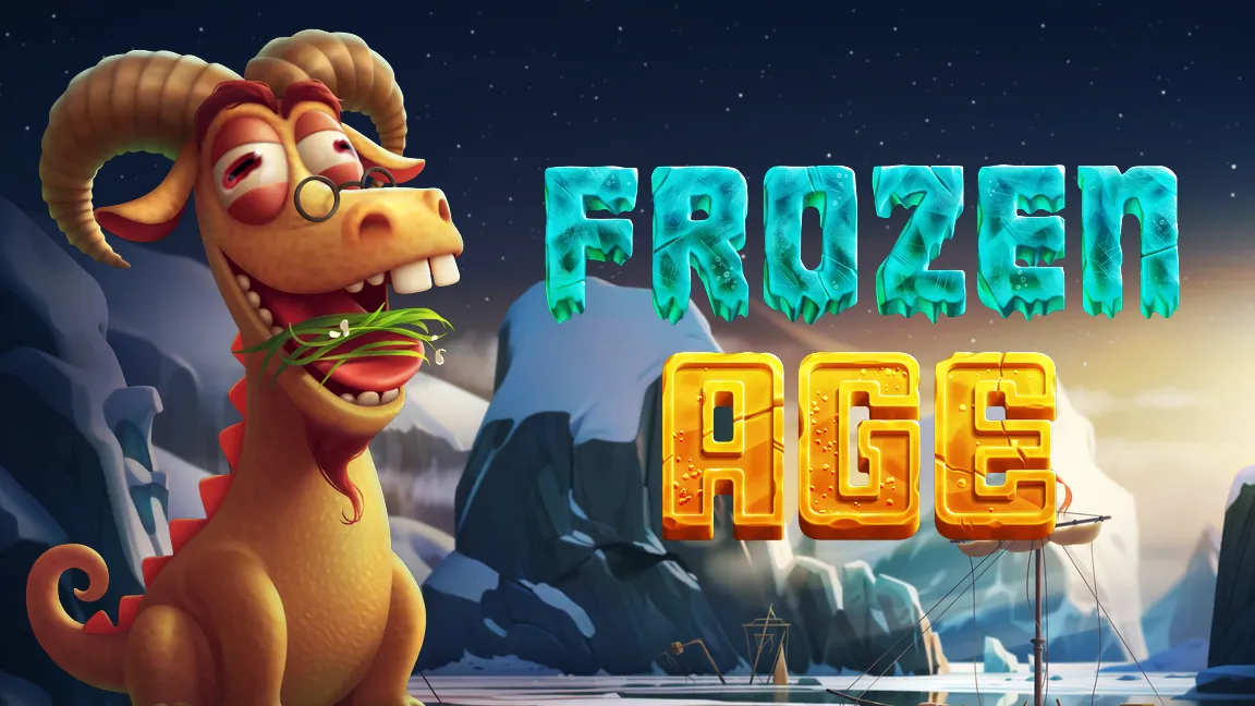 The promotional header for Frozen Age, an online slot game on Betty.ca.