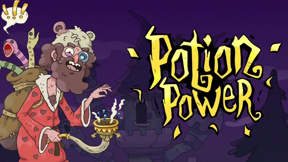 The promotional header for Potion Power, an online slot game on Betty.ca.