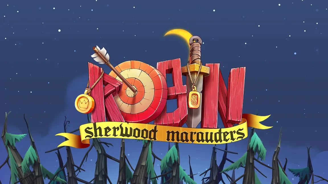 The promotional header for Robin - Sherwood Marauders, an online slot game on Betty.ca.