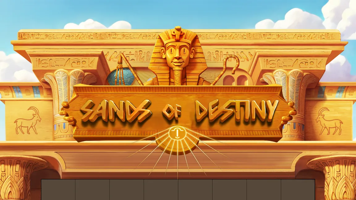 The promotional header for Sands of Destiny, an online slot game on Betty.ca.