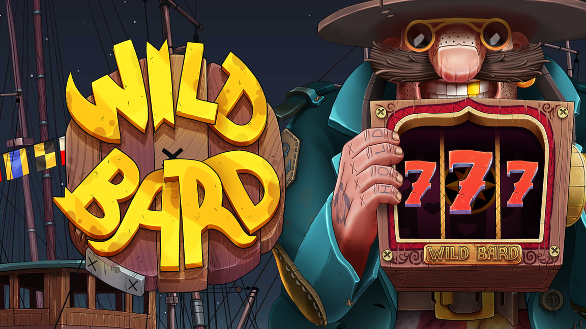 The promotional header for Wild Bard, an online slot game on Betty.ca.