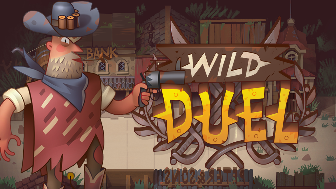 The promotional header for Wild Duel, an online slot game on Betty.ca.