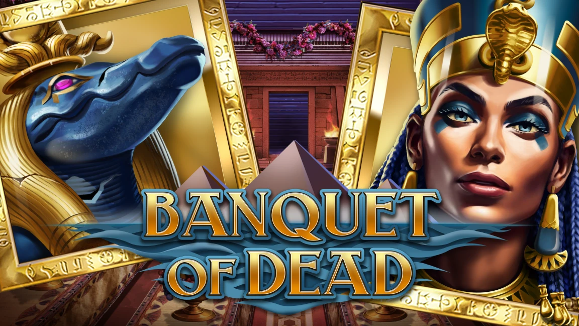 The promotional header for Banquet of Dead, an online slot game on Betty.ca.
