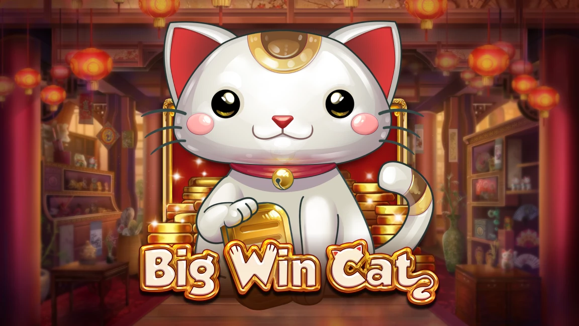 The promotional header for Big Win Cat, an online slot game on Betty.ca.