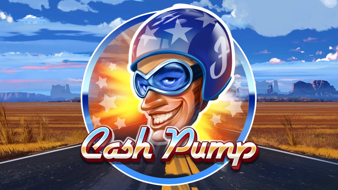 The promotional header for Cash Pump, an online slot game on Betty.ca.