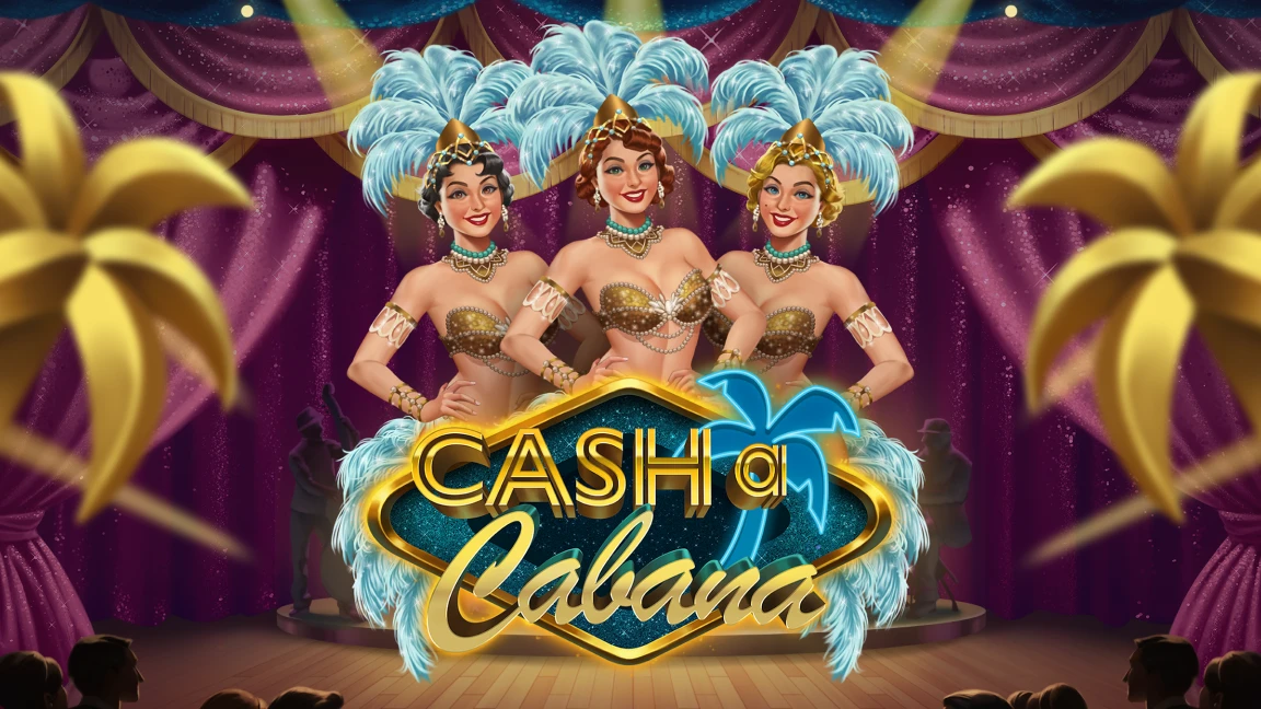 The promotional header for Cash-a-Cabana, an online slot game on Betty.ca.