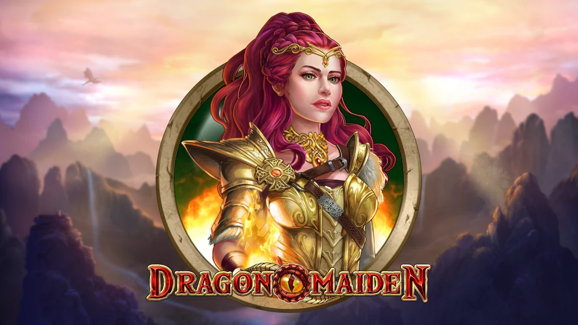 The promotional header for Dragon Maiden, an online slot game on Betty.ca.