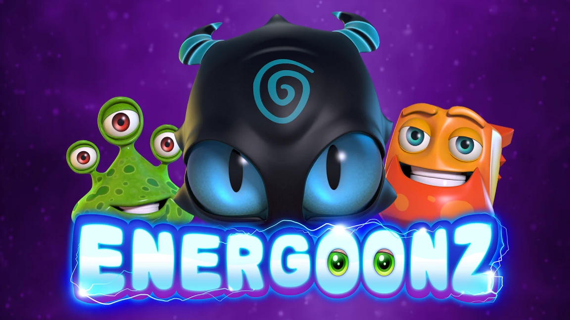 The promotional header for Energoonz, an online slot game on Betty.ca.