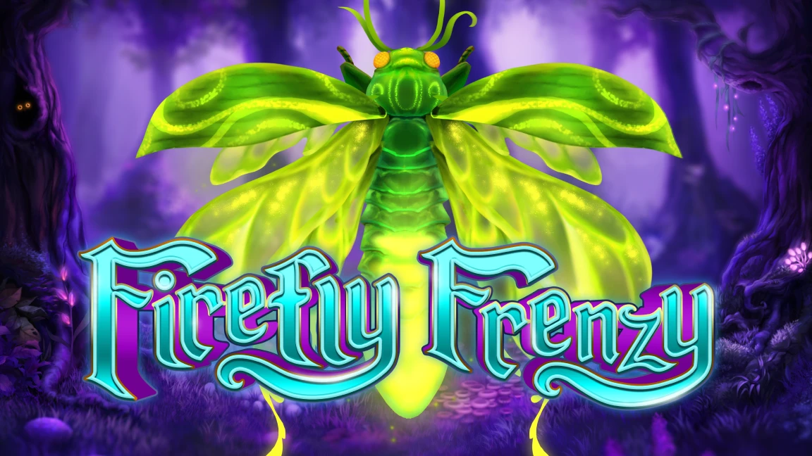 The promotional header for Firefly Frenzy, an online slot game on Betty.ca.