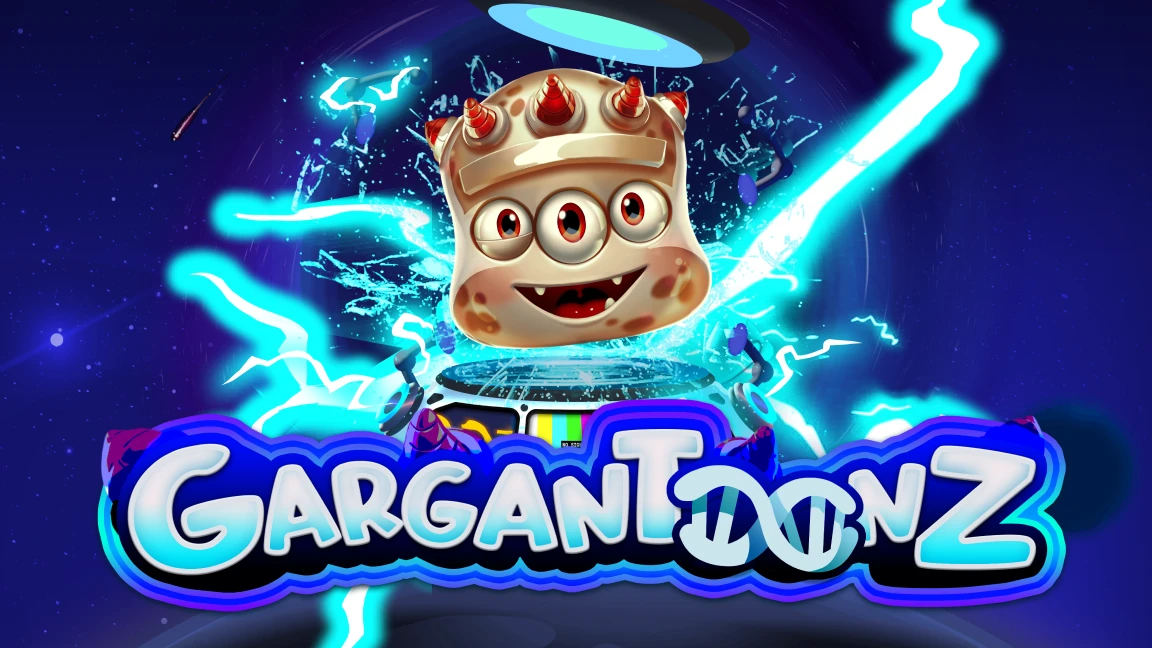 The promotional header for Gargantoonz, an online slot game on Betty.ca.
