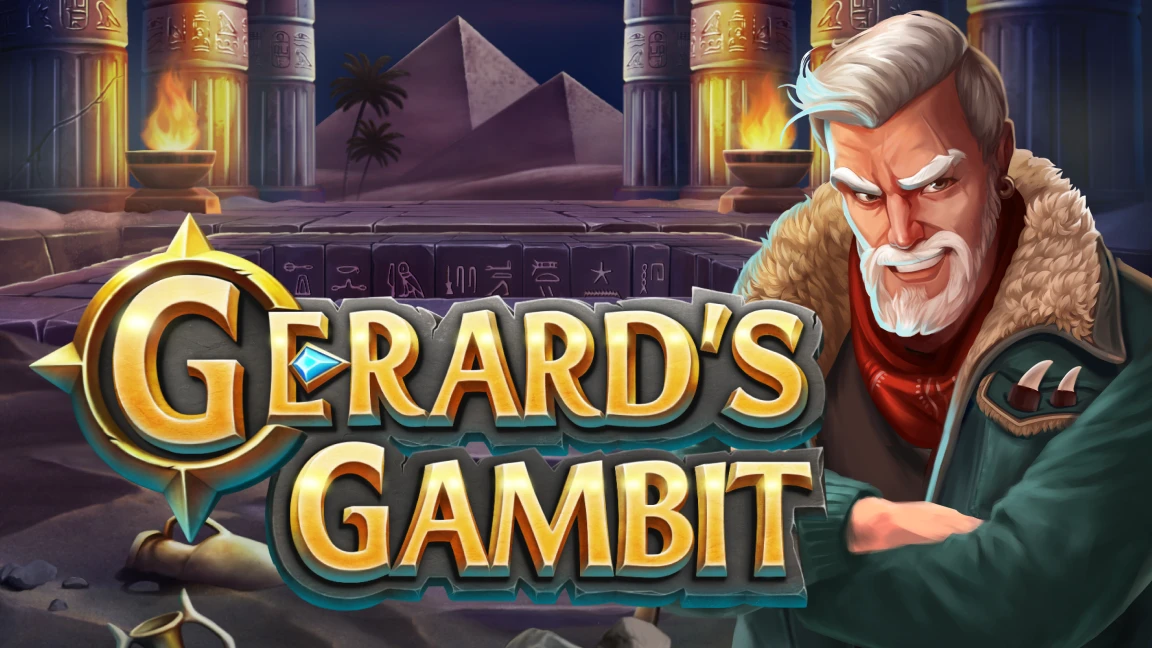 The promotional header for Gerard's Gambit, an online slot game on Betty.ca.